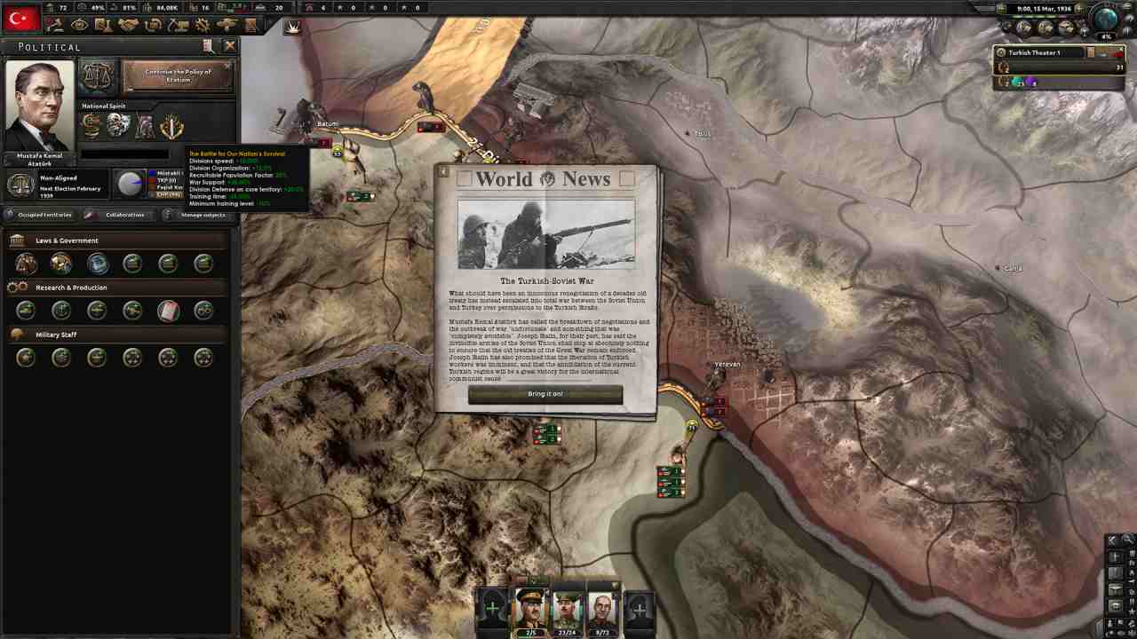 Hearts of Iron IV: Battle for the Bosporus PC - DLC (Europe & UK)