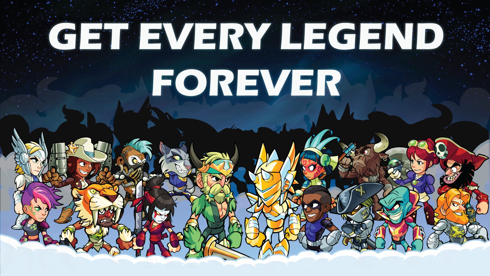 Brawlhalla - All Legends (Current and Future) Ubisoft PC - DLC (Europe & UK)