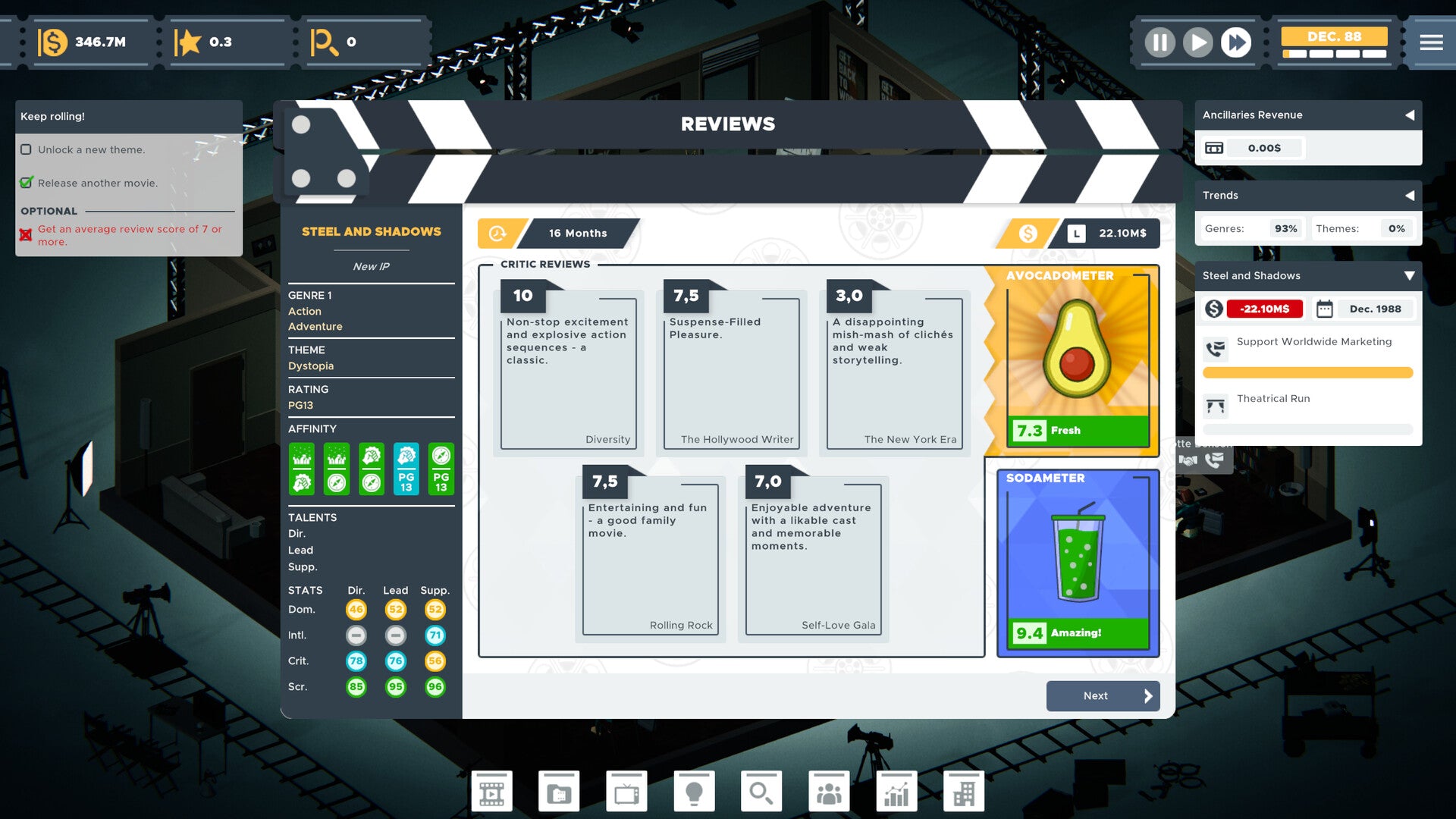 The Executive - Movie Industry Tycoon PC