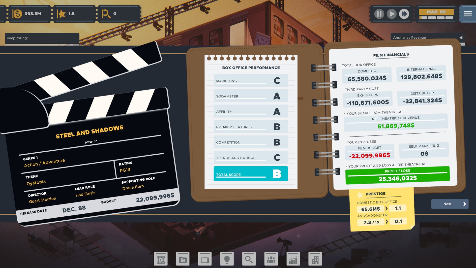 The Executive - Movie Industry Tycoon PC