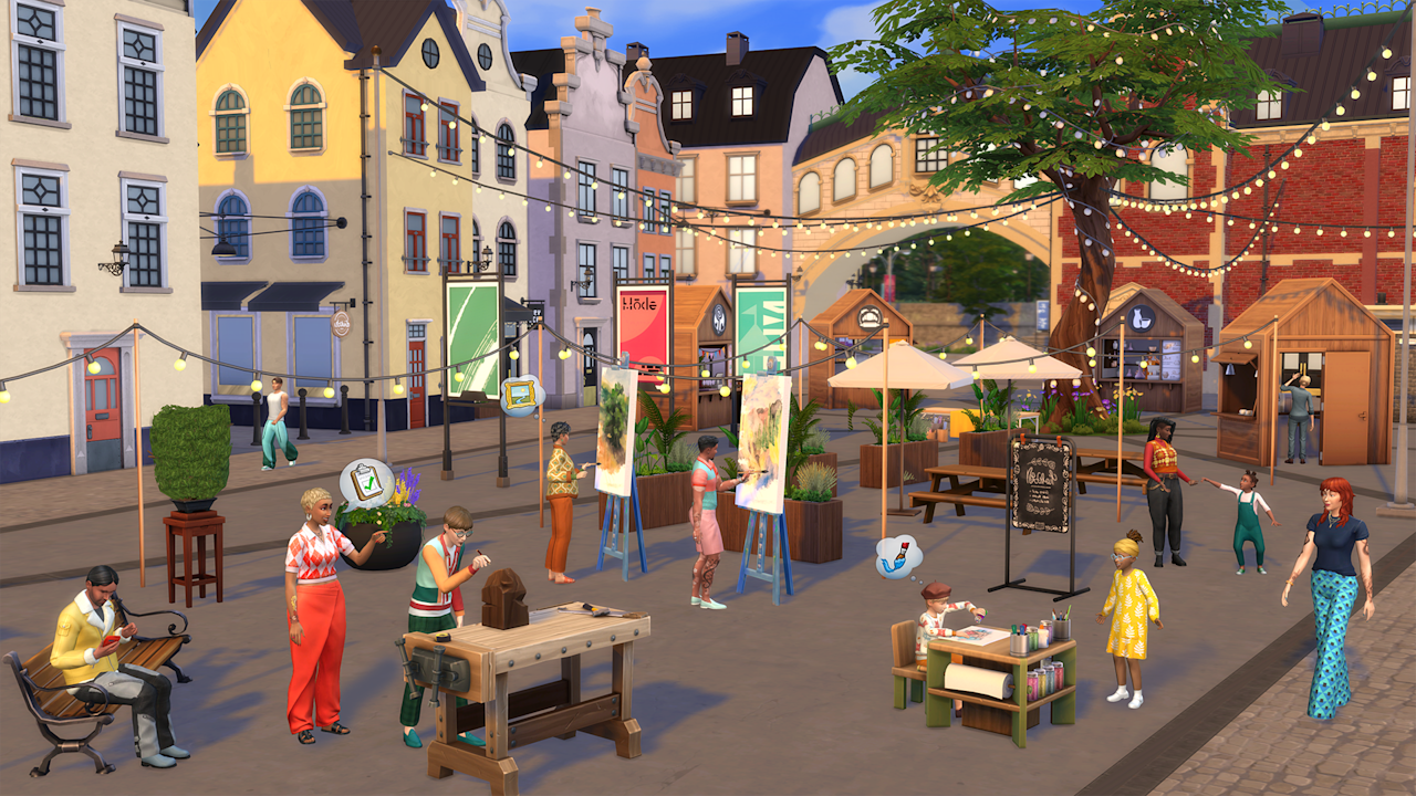 The Sims 4 Businesses & Hobbies - Set Up Shop Digital Content PC - DLC